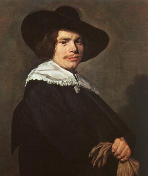 弗朗斯 哈爾斯 Portrait of a Young Man 弗朗斯 哈爾斯 Portrait of a Young Man